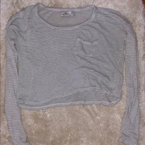 Stripped cropped sweater